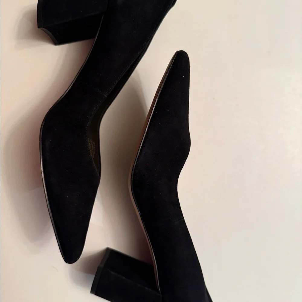 Marc Fisher Suede Block Pump Sz 8 - Picture 4 of 7
